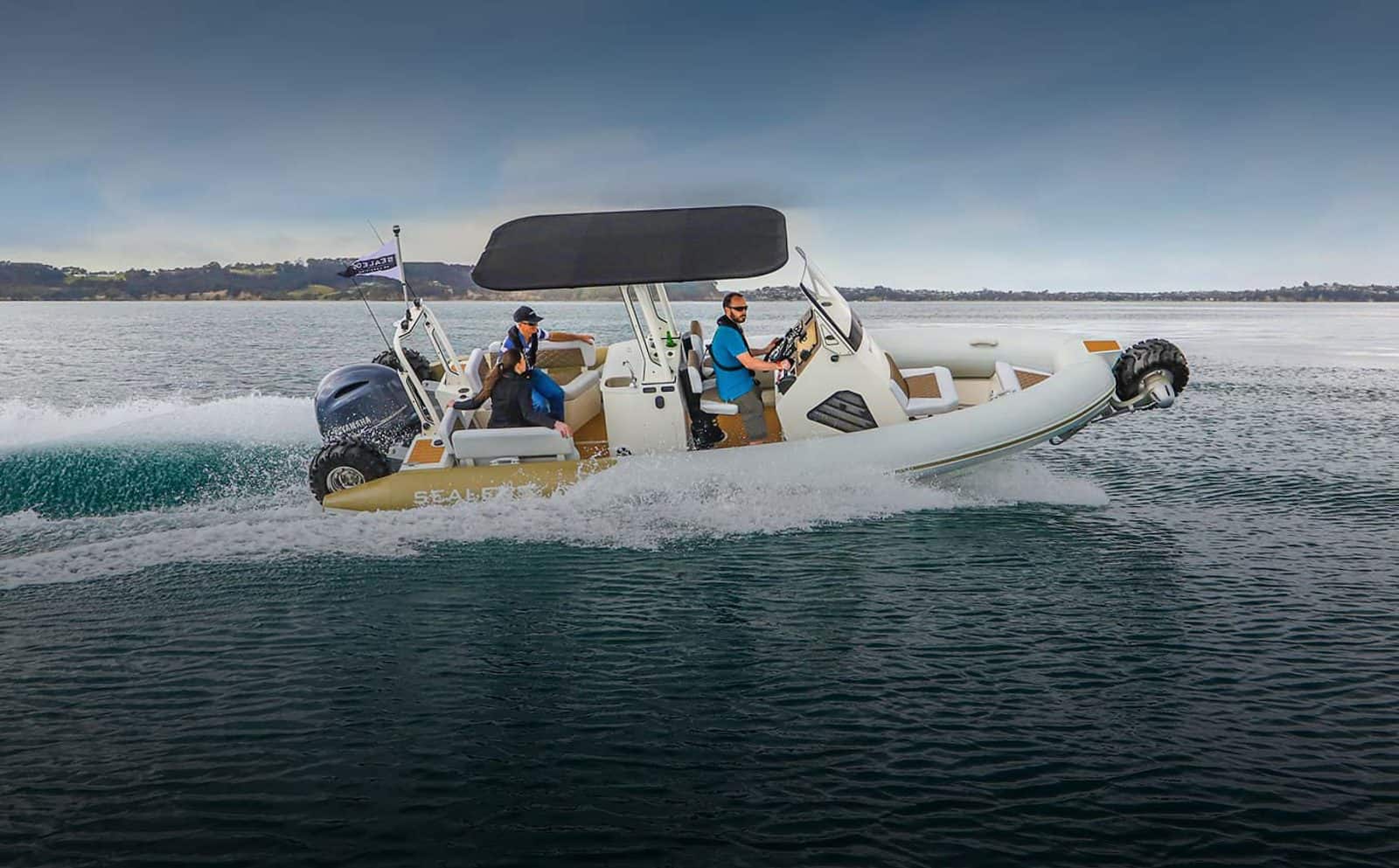 7.5m (24'7") Amphibious RIB: hero 5m
