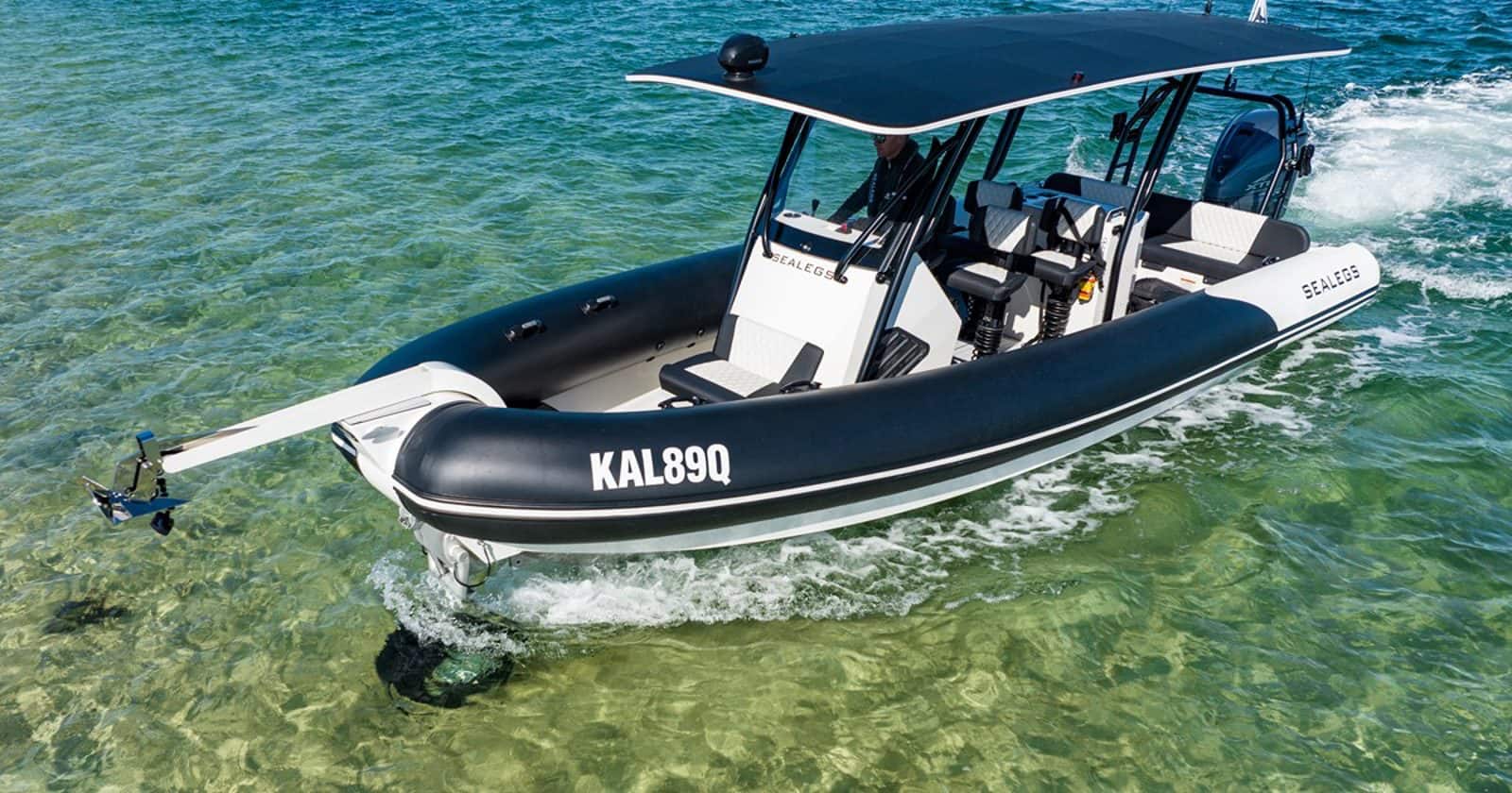 9m (29'11") Hydrasol RIB: sealegs hydrasol